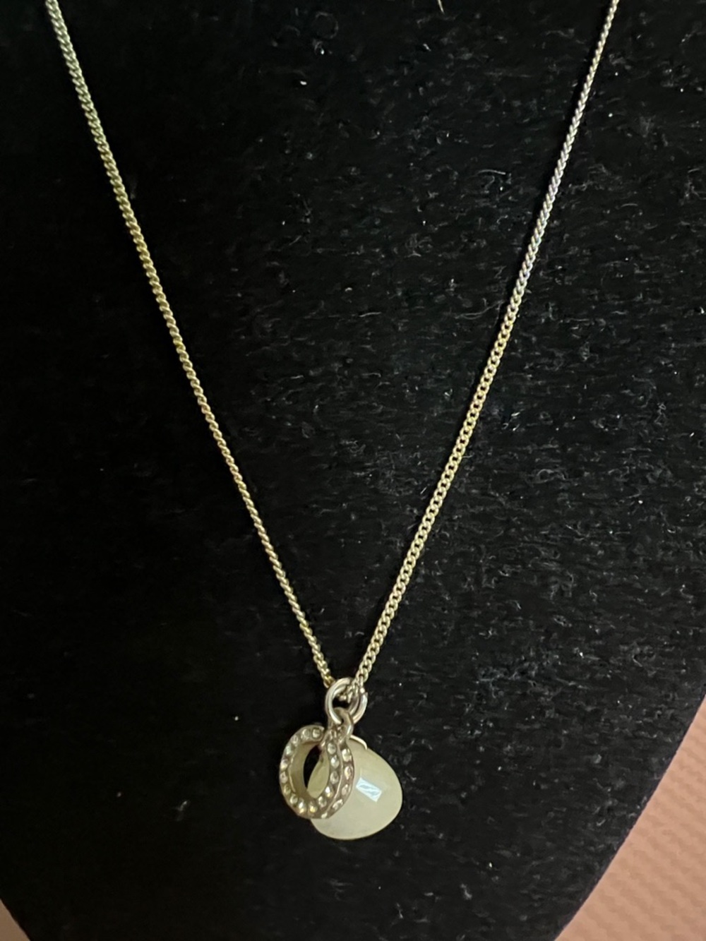 Banana Republic Gold-Tone Double Pendant Necklace